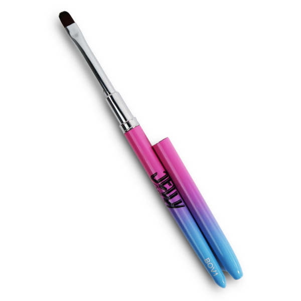 Jelly Gelly Oval gel/polygel brush - short hair