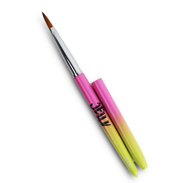 Jelly Gelly Oval Acrylic/Polygel Brush - long hair