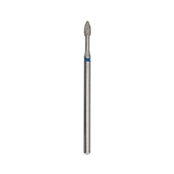 Afilara diamond nail drill "bullet shape" - Blue 2.3mm