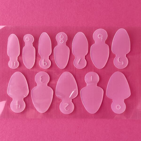 Jelly Gelly silicone pads for dual forms Shape Nr. 1