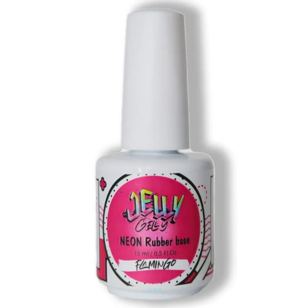 Jelly gelly Neon rubber base Flamingo 15ml