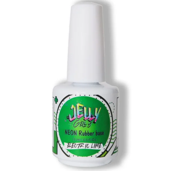 Jelly gelly Neon rubber base Electric Lime 15ml