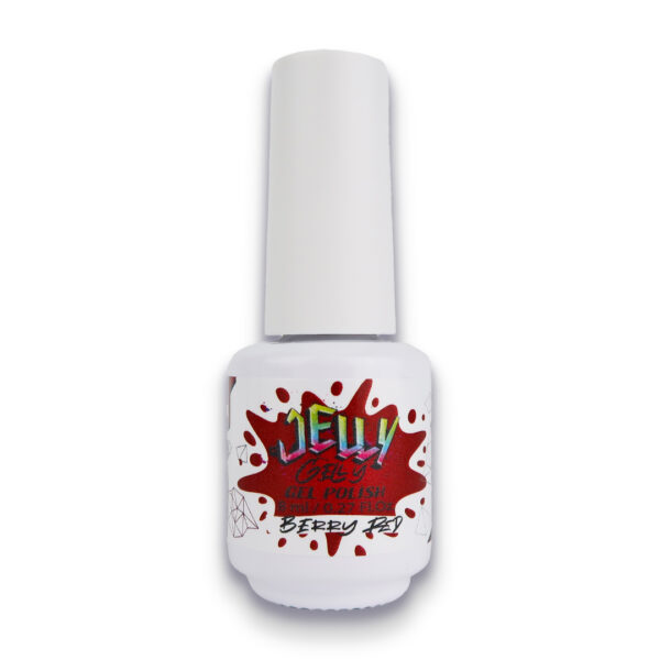 Jelly Gelly gel nail polish Berry Red 8ml.