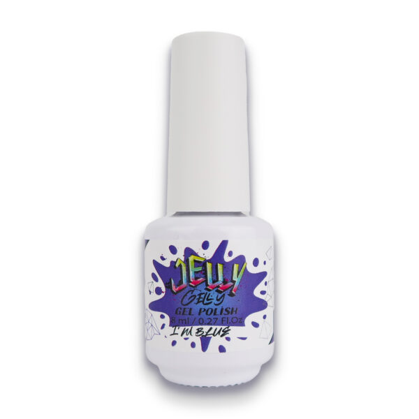 Jelly Gelly gel nail polish I'm Blue 8ml.