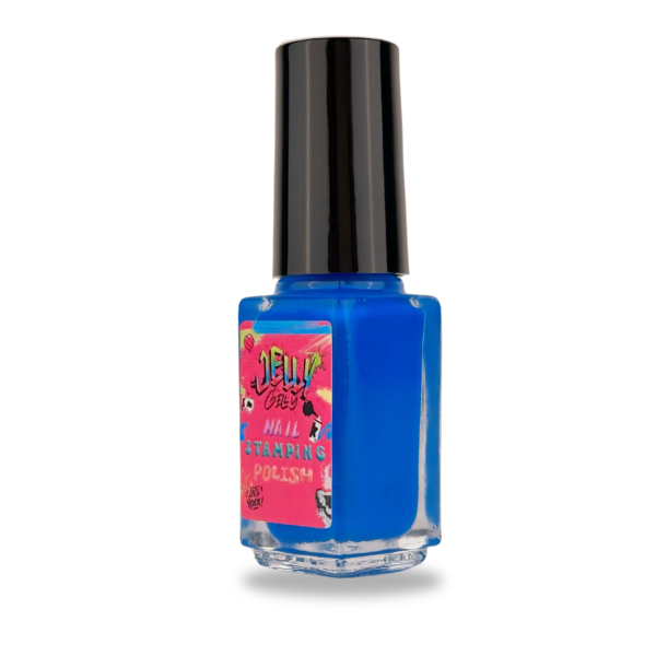 Jelly Gelly Stamping Nail Polish  6ml Blue